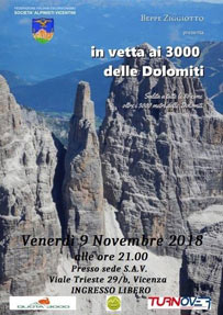 Presentazione libro 3000 delle Dolomiti a Vicenza