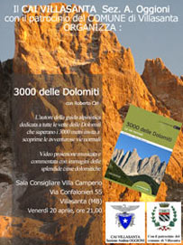 Presentazione libro 3000 delle Dolomiti al CAI di Villasanta